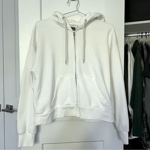 GAP womens cropped zip up jacket